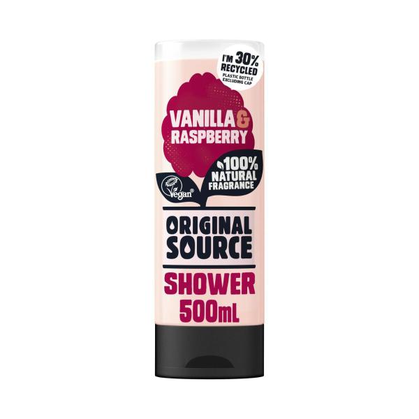 Body Wash Vanilla & Raspberry Shower Gel