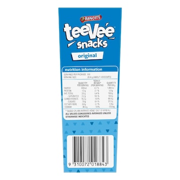 Arnott's Tee Vee Snacks Original Chocolate Biscuits 175g
