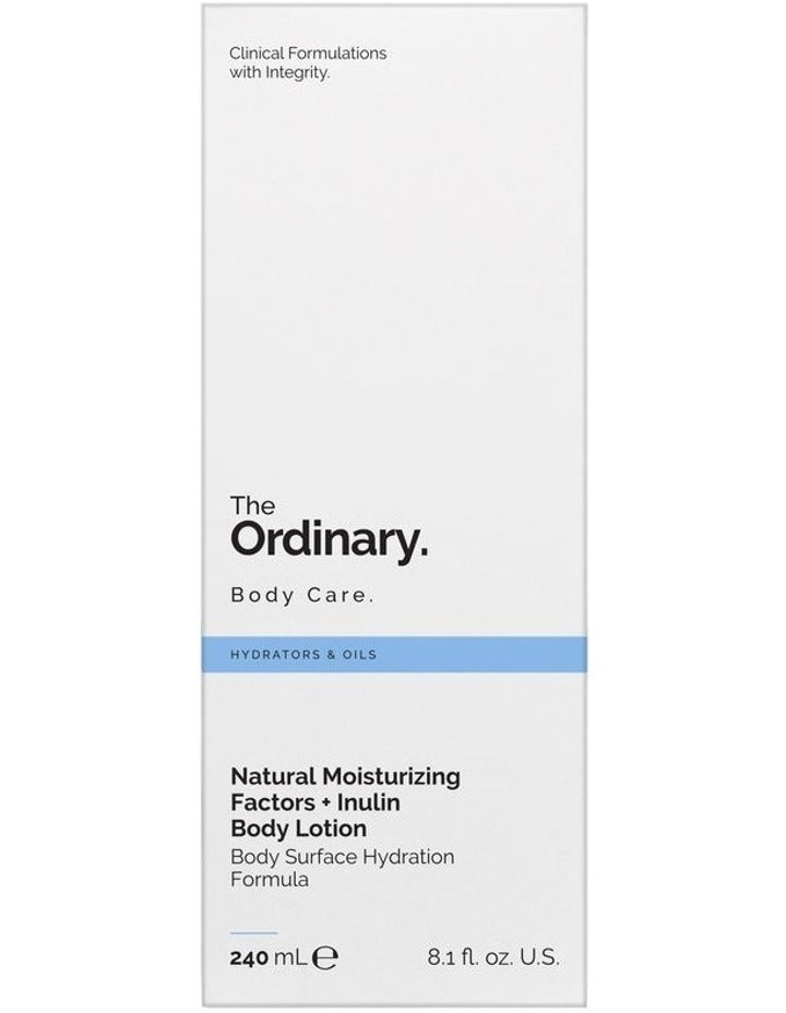 Natural Moisturizing Factors + Inulin Body Lotion 240ml