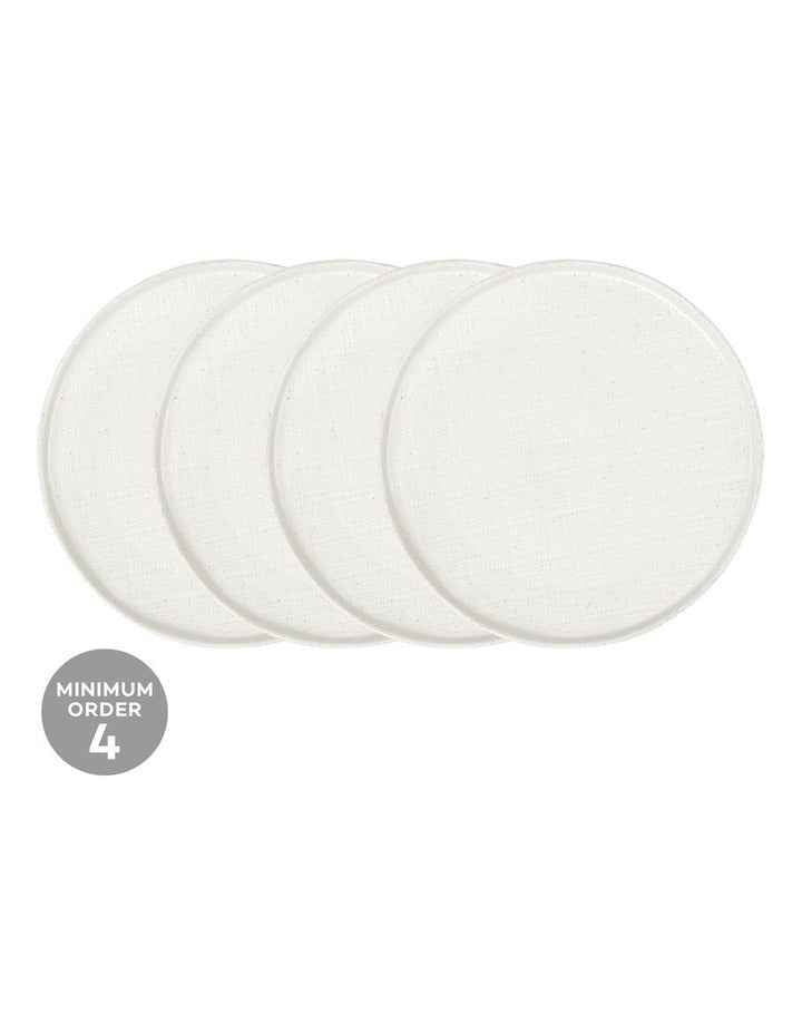 Onni High Rim Dinner Plate 26.5cm in Speckle White
