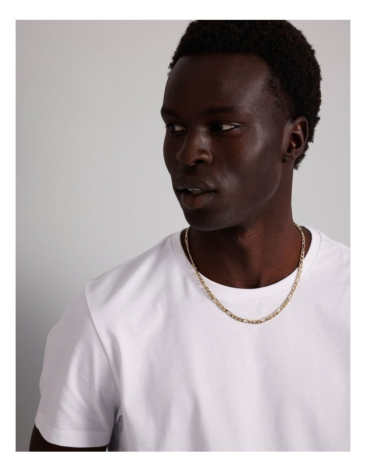 Figaro Chain Necklace in Gold