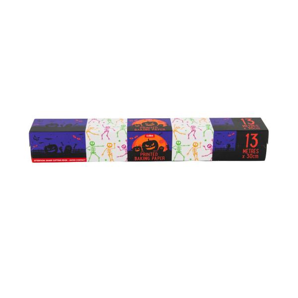 COLES HALLOWEEN PRINTED BAKING PAPER