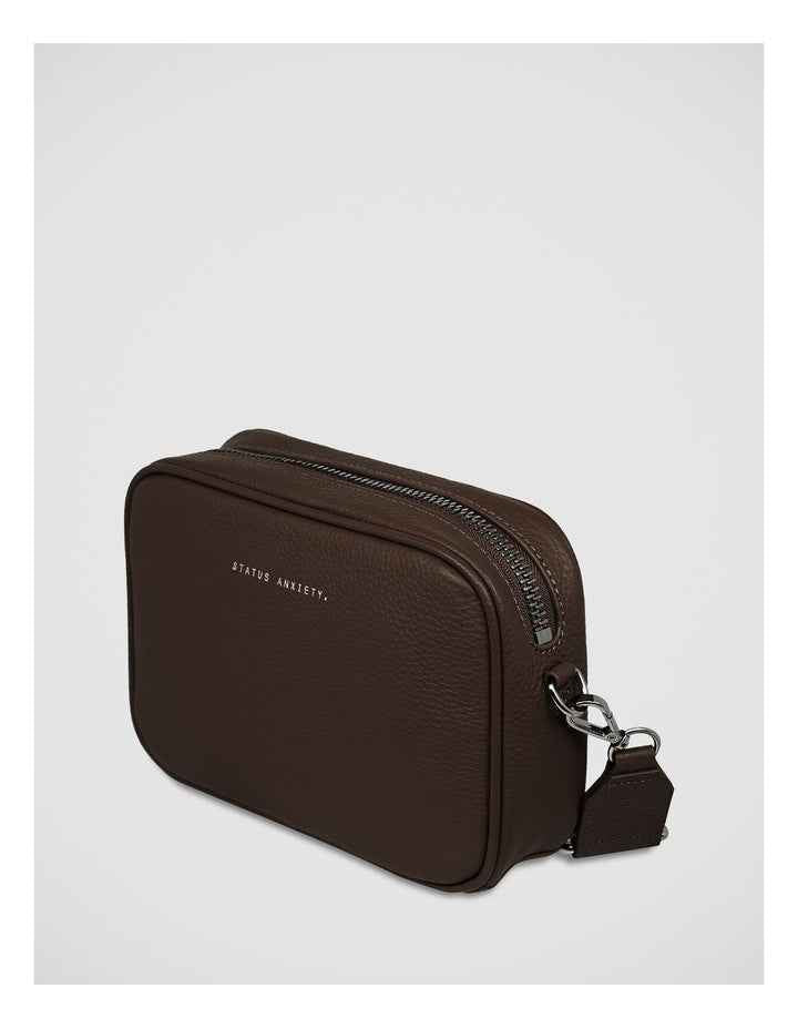 Plunder with Webbed Strap Crossbody Bag in Cocoa
