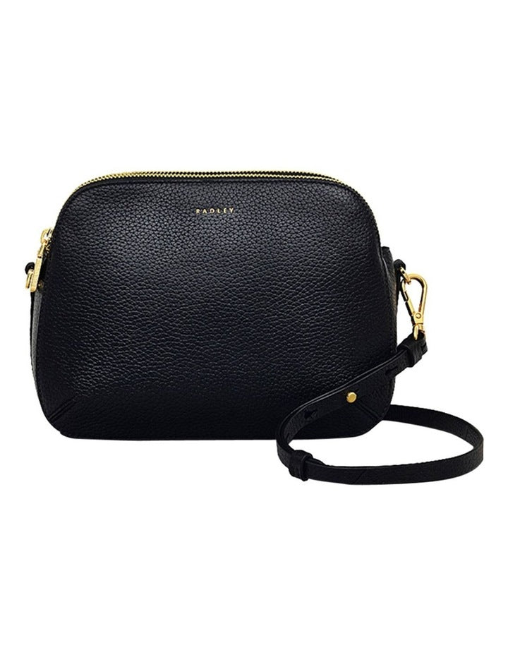 Dukes Ziptop Crossbody Bag in Black