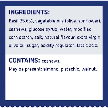 Barilla Basil Pesto Vegan Pasta Sauce 190g