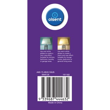 Olsent LED GLS BC 15.0W 1800Lm Cool White 2 pack