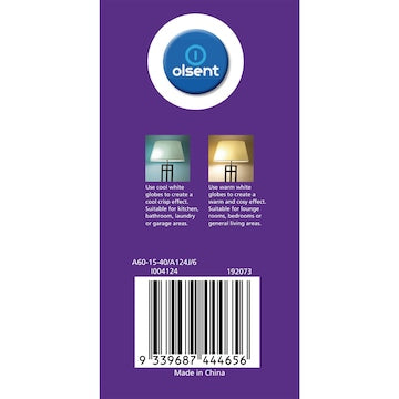 Olsent LED GLS ES 15.0W 1800Lm Cool White 2 pack