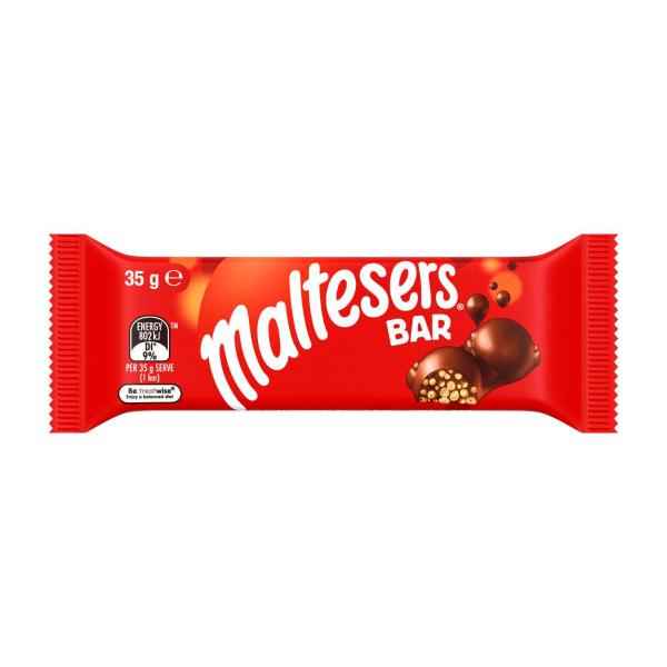 MALTESERS MILK CHOCOLATE MALTS BAR 35G