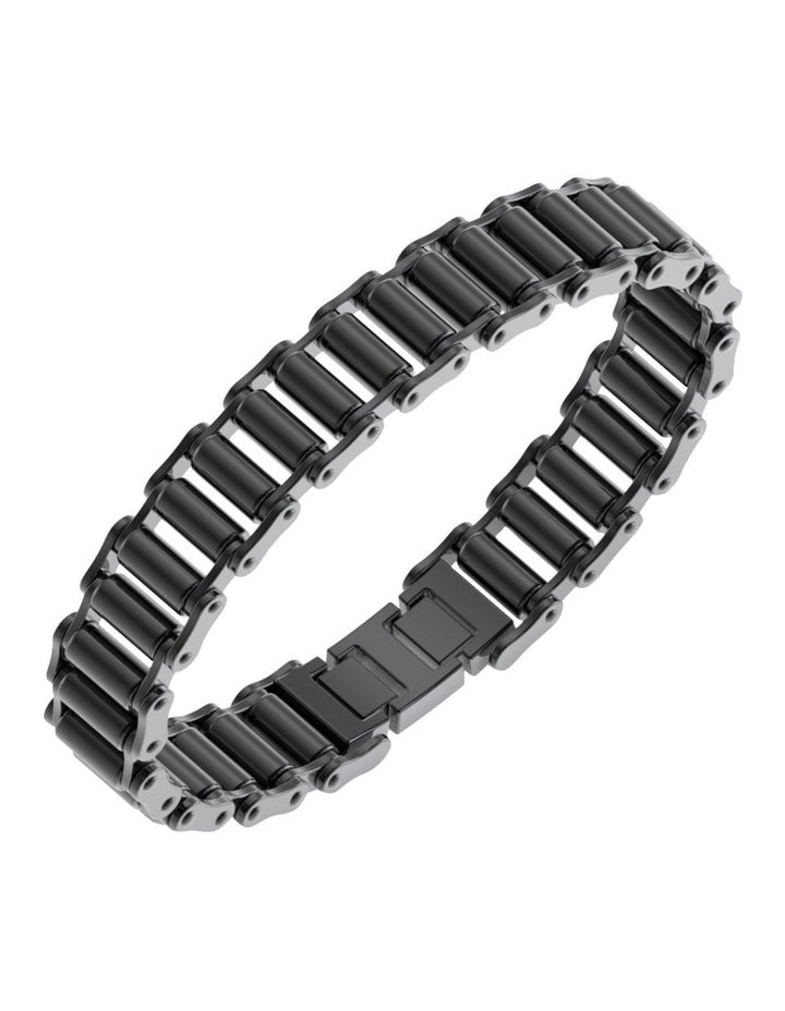 Race Bracelet in Gunmetal