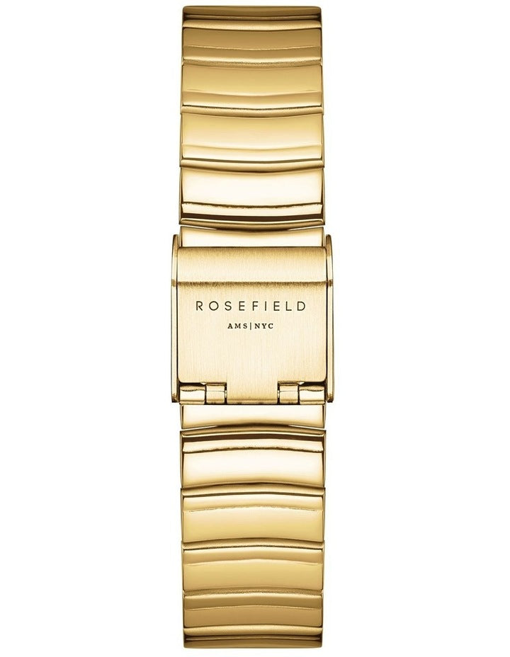 The Oval Half Moon Bracelet Watch in Gold-Tone