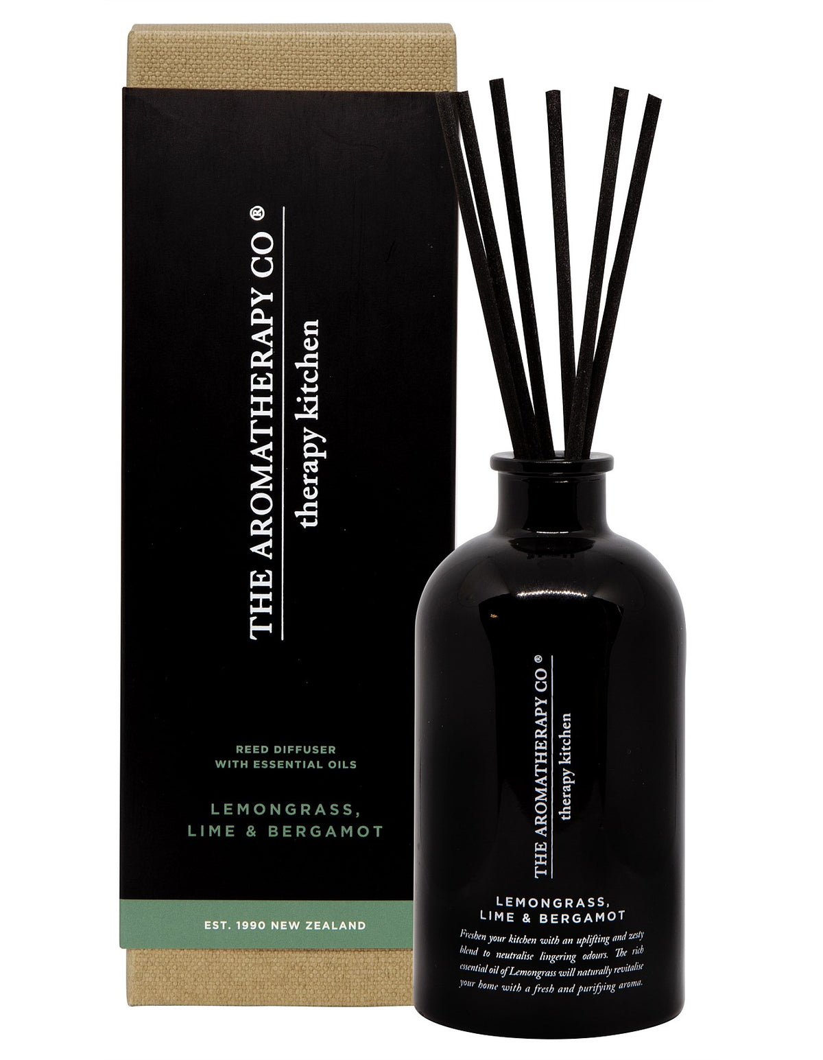 Therapy Kitchen Diffuser Lemongrass Lime & Bergamot 250ml