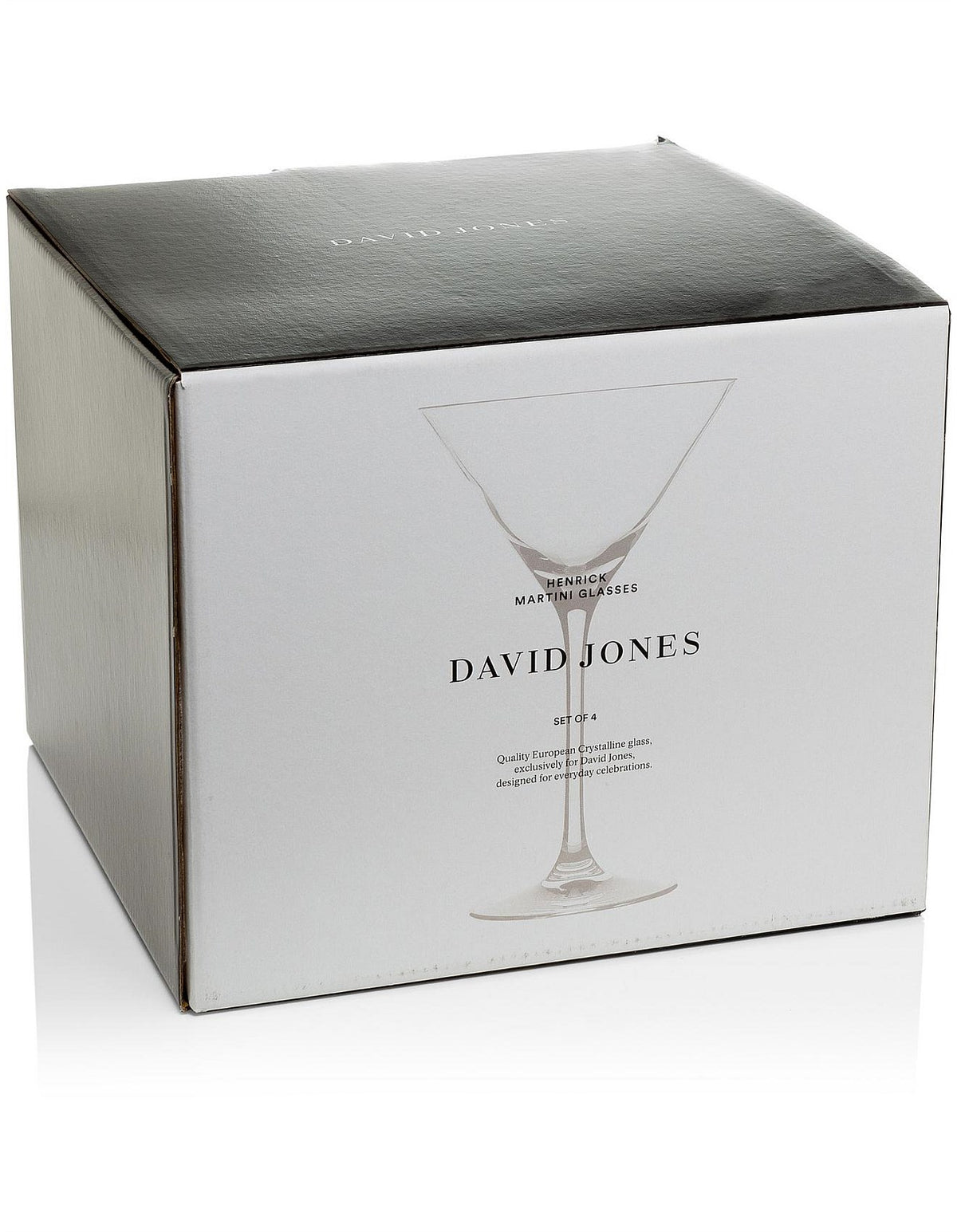 Capri Martini Glass Set of 4 210ml Clear