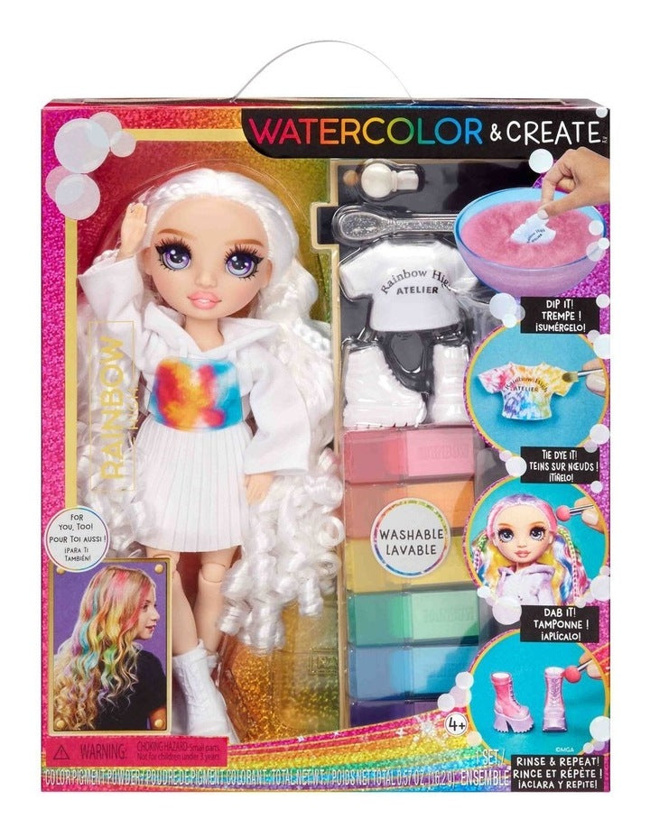 Color & Create New Theme Dolls- Purple Eyes