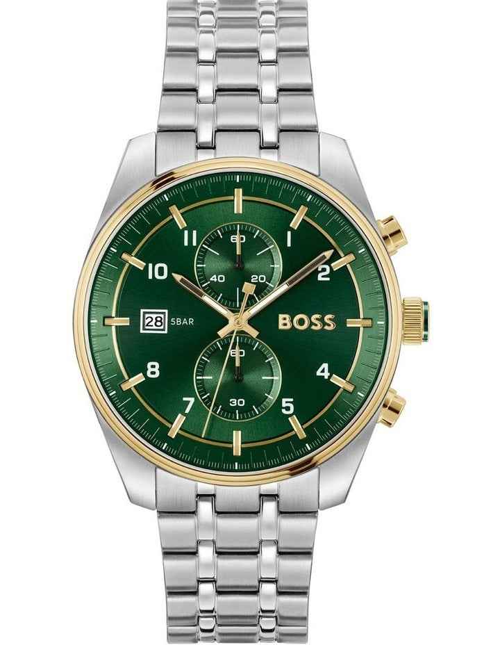Skytraveller Stainless Steel Dial 1514195 Watch in Green
