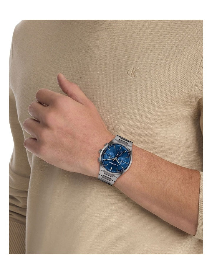 Distinguish Ionic Plated Steel Dial Watch in Dark Blue