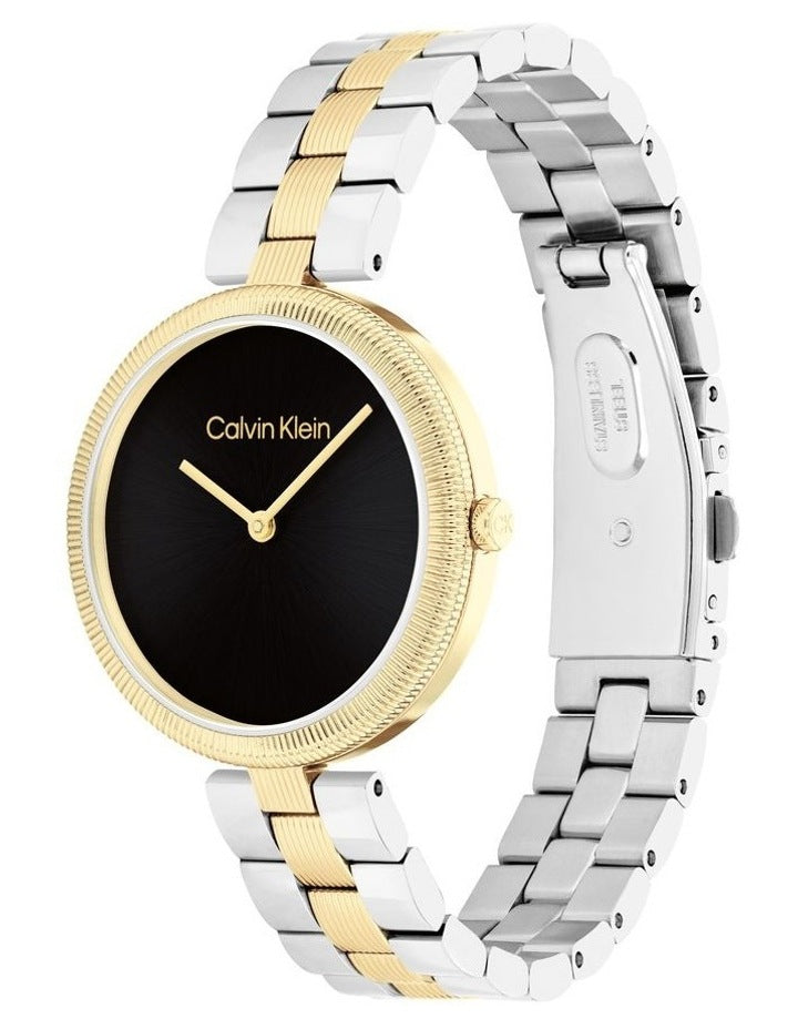 Gleam Two Tone Stainless Steel Dial Women's Watch in