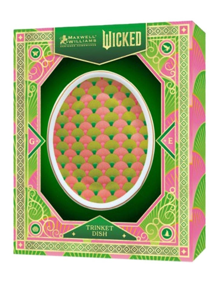 Wicked Magical Trinket Dish 11.5cm Elphaba & Glinda Duo Gift Boxed