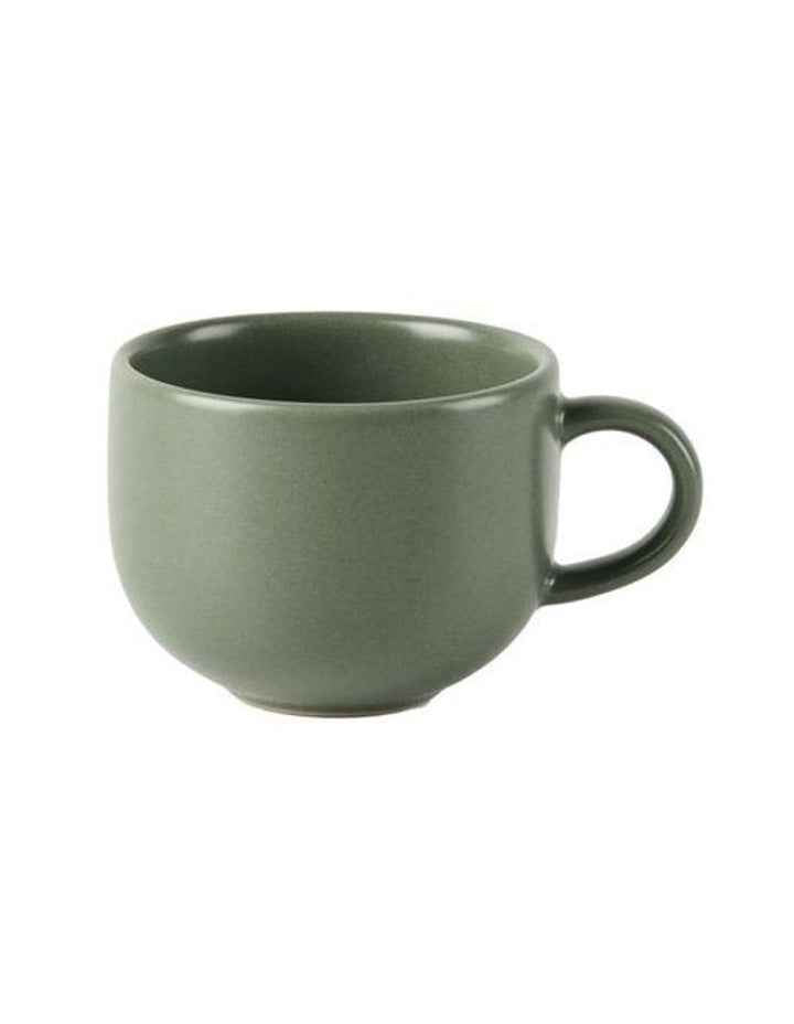 Mikkie Espresso Cup and Saucer in Green