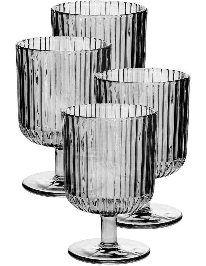 Rubie Wine Glass Set Of 4 in Grey
