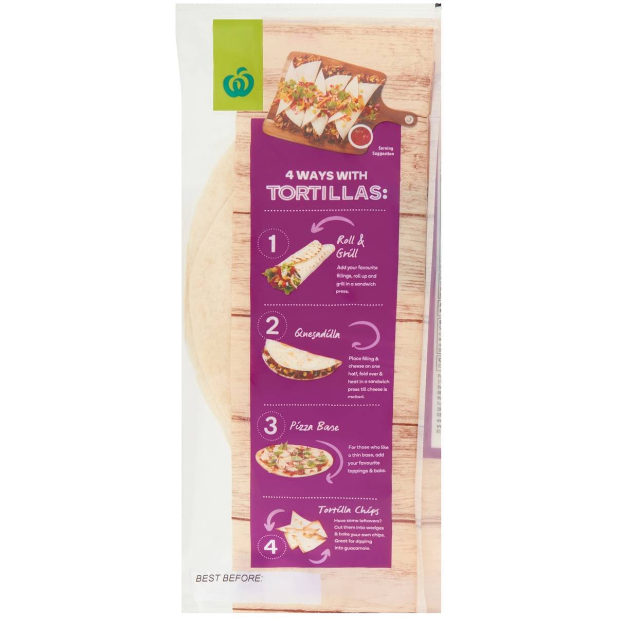 Woolworths Burrito Tortillas 15 Pack
