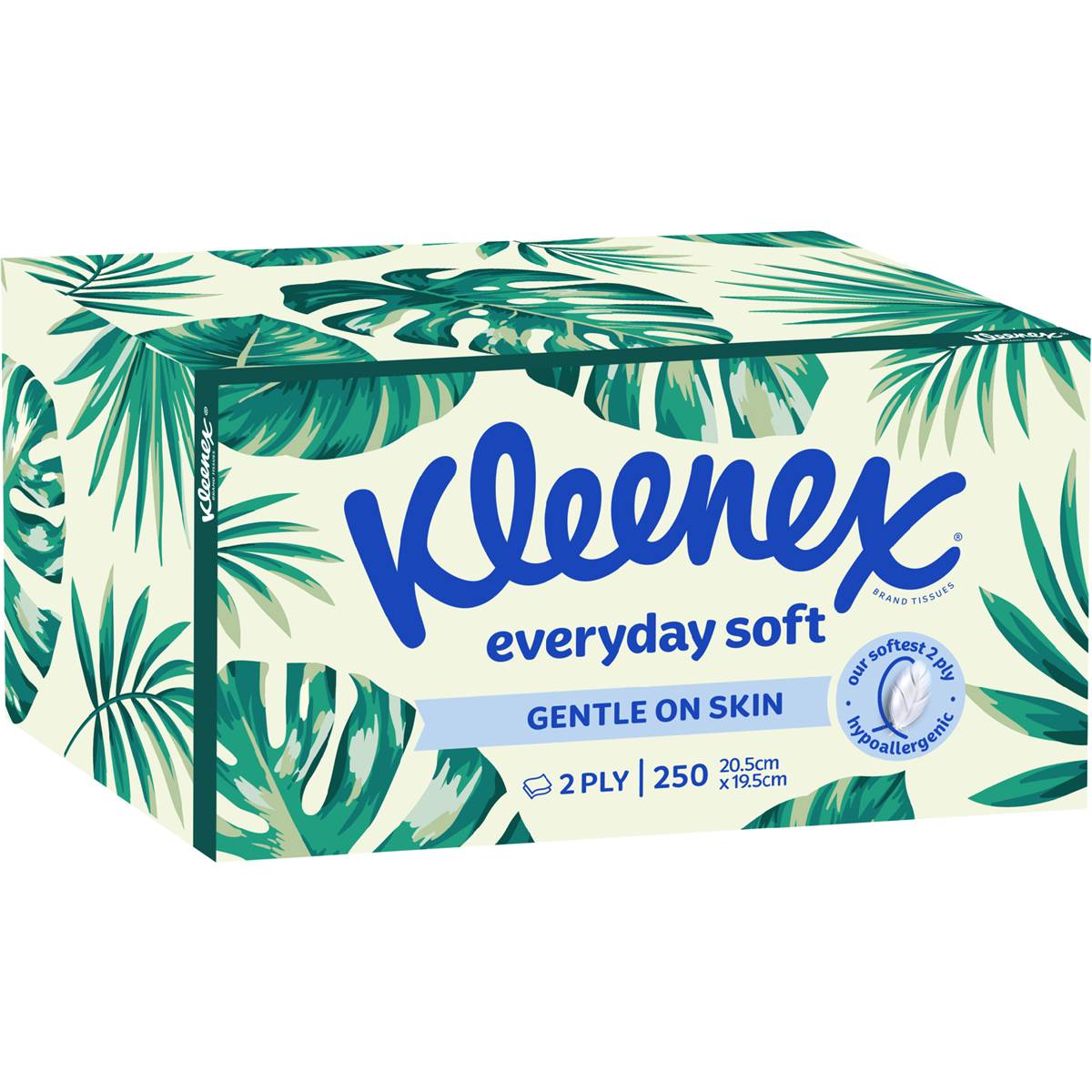 Kleenex Everyday 2 Ply Facial Tissues 250 Pack