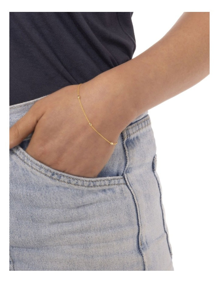 Dainty Chain Bracelet in Gold