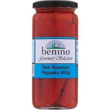 Benino Red Roasted Peppers 465g