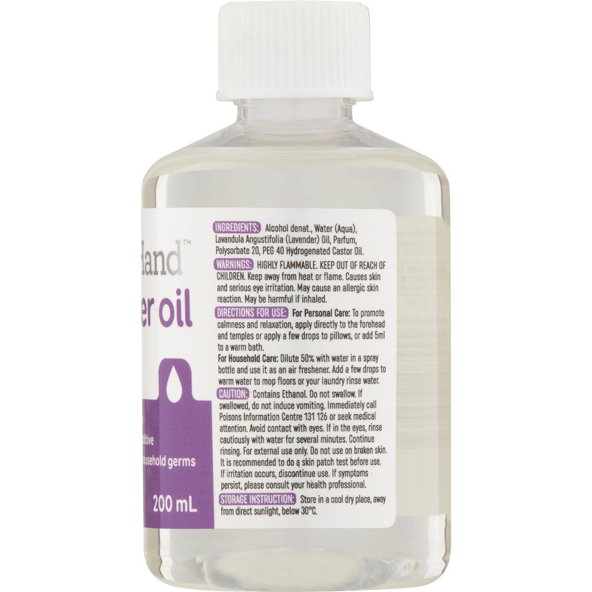 Help@Hand Lavender Oil 10 Percent Solution 200ml