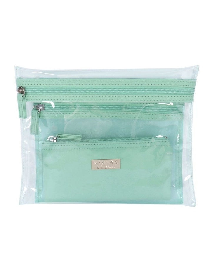 Jenna Trio Purse in Mint