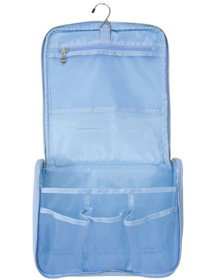 Premium Travel Bag with Hook in Sky Blue