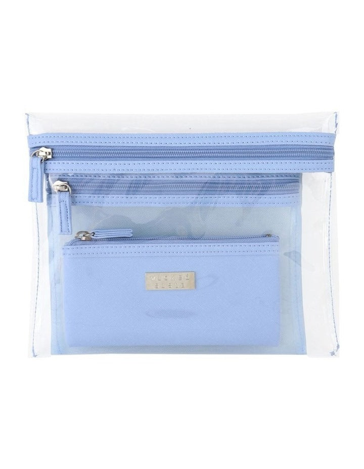 Jenna Trio Purse in Sky Blue