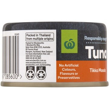 Woolworths Tuna Tikka Masala 95g