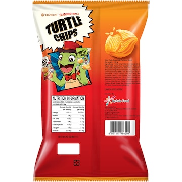 Orion Turtle Chips Flaming Mala 160g