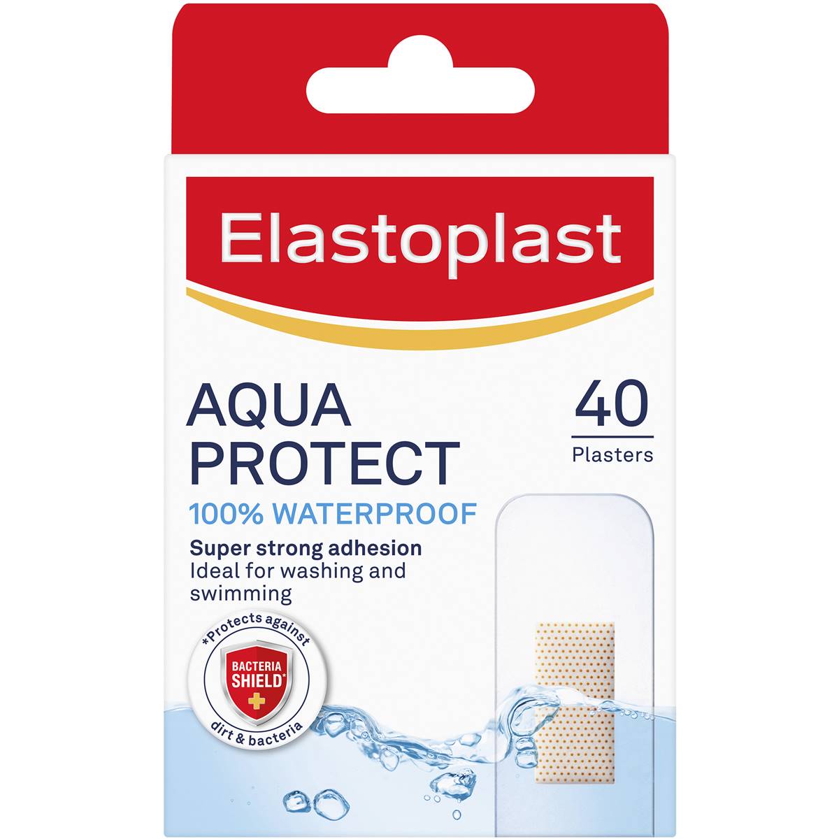 Elastoplast Aqua Protect Waterproof Plasters For Wound Protection 40 Pack