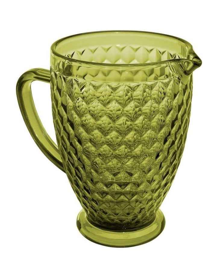 Caterina Glass Jug 1.3L Gift Boxed in Green