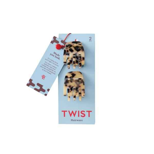 TWIST MIDI CLAW CLIP TORTOISESHELL 2 PACK