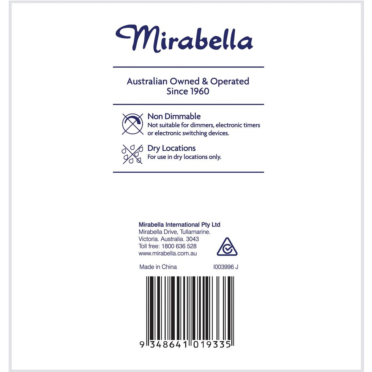 Mirabella Led Gls Bc 14w 1400lm Cool White Each