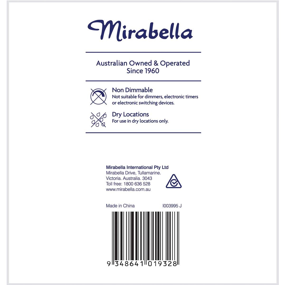 Mirabella Led Gls Bc 14w 1400lm Warm White 2 Pack