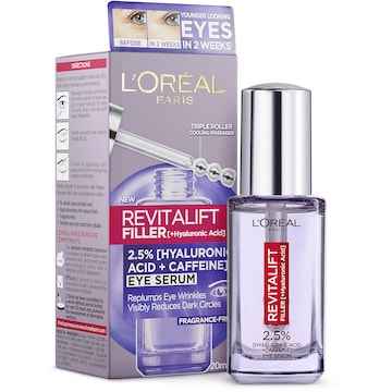 L'Oreal Paris Revitalift Filler Fragrance Free Eye Serum 20mL