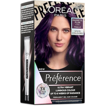 L'Oreal Paris Preference Ultra Vibrant Magentic Plum Hair Colour each