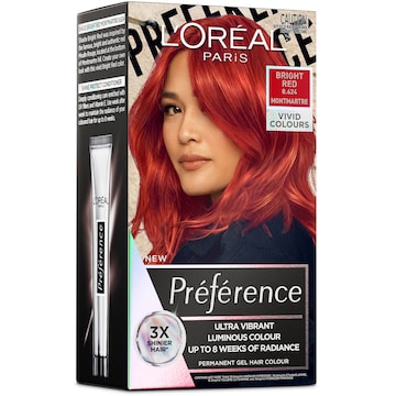 L'Oreal Paris Paris Preference Ultra Vibrant Hair Colour Bright Red each