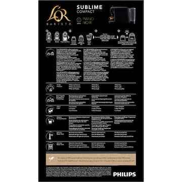 L'Or Sublime Coffee Pods Machine Black each