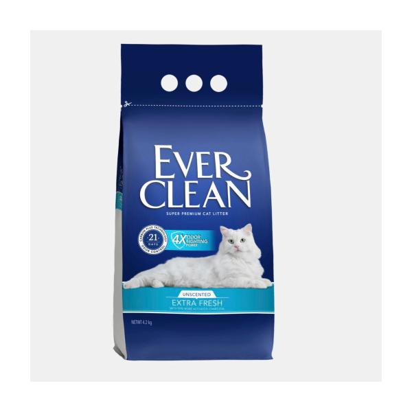 EVER CLEAN UNSCENTED EXTRA FRESH CAT LITTER 4.2KG