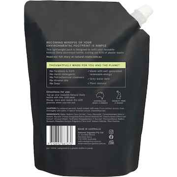Natural State Vanilla Coconut & Lime Body Wash Refill 700mL