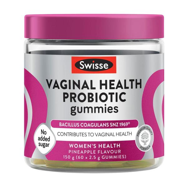 SWISSE VAGINAL HEALTH PROBIOTIC GUMMIES 60PACK