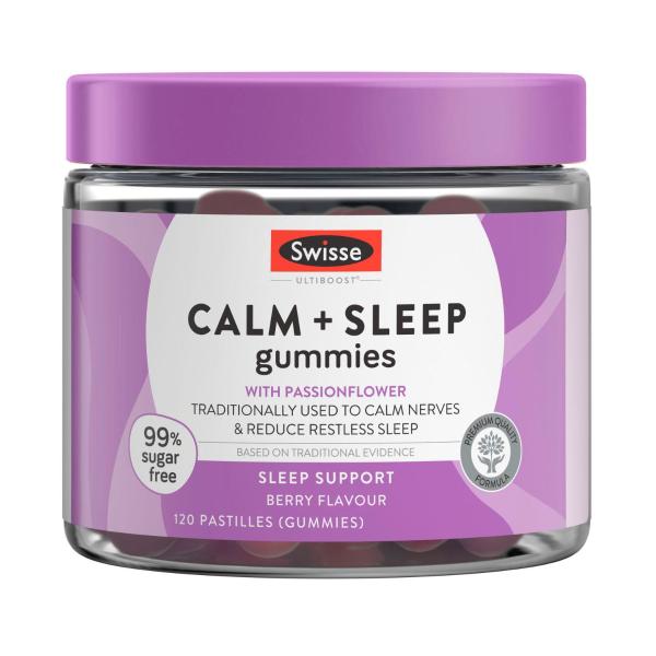SWISSE ULTIBOOST CALM + SLEEP GUMMIES 120PACK