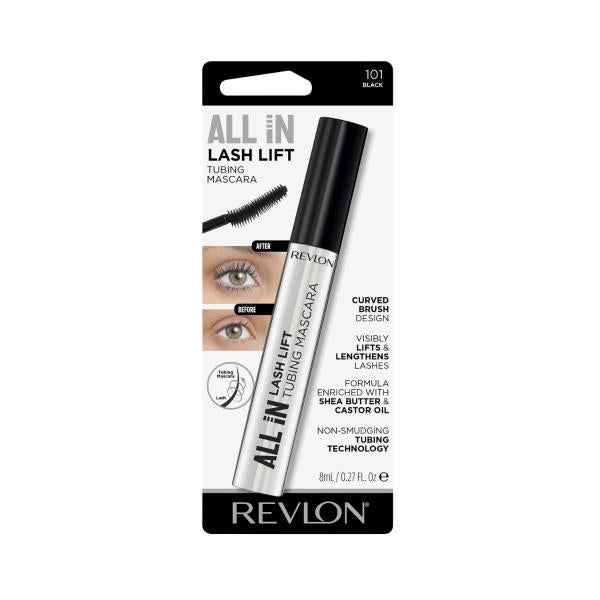 REVLON ALL IN LASH LIFT TUBING MASCARA BLACK 8ML