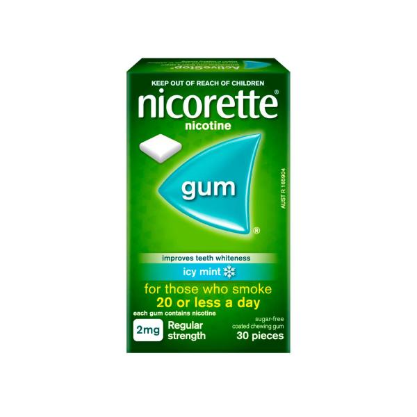 NICORETTE GUM ICY MINT 2MG 30PK
