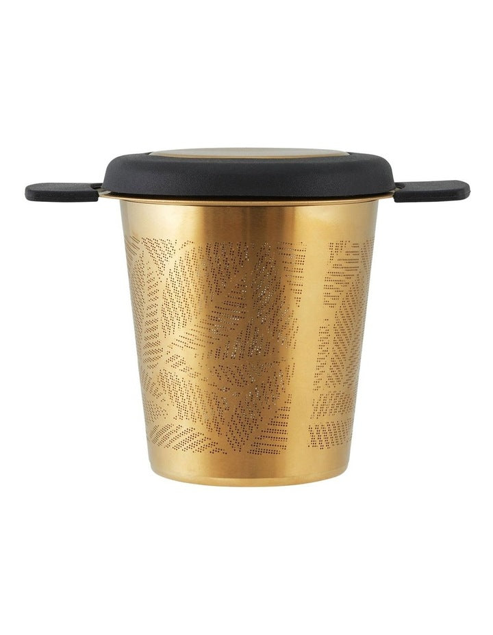 Blend Stainless Steel Basket Infuser CDU in Gold