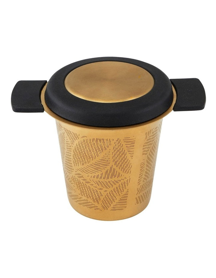 Blend Stainless Steel Basket Infuser CDU in Gold